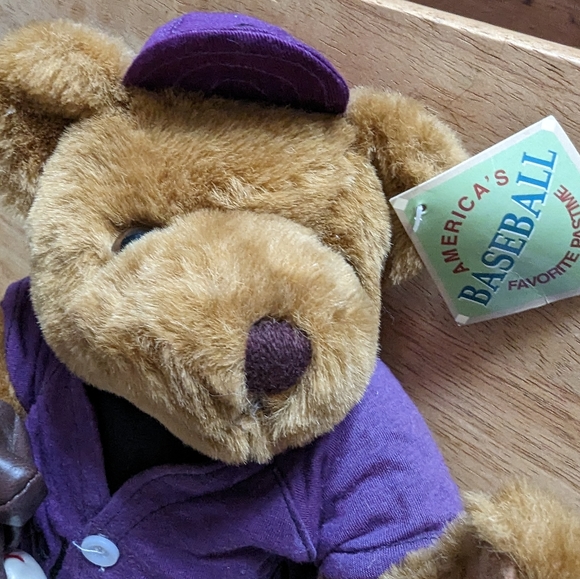 Colorado Rockies Baseball Plush Bear Toy Parade 14" - Picture 4 of 7